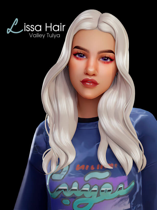 Lissa Hair valley-tulya | The Sims Book