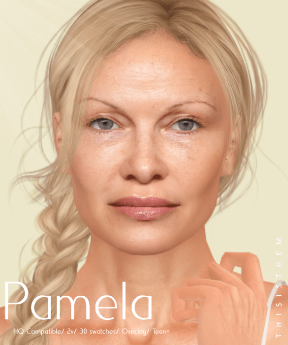 Pamela Skin And Sim And Eyes The Sims Book