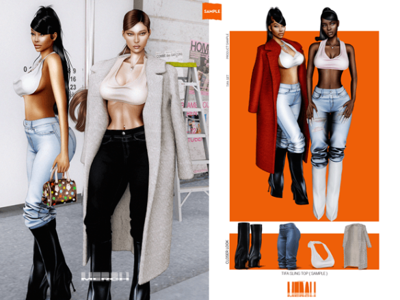 Tifa Sling Top (Sample)