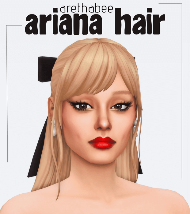 ariana hair (2 versions)