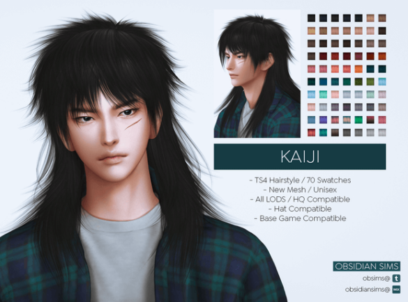 KAIJI HAIRSTYLE New mesh