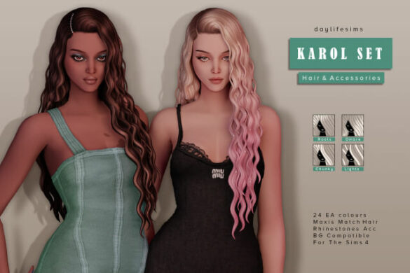 KAROL SET - Hair and accessories