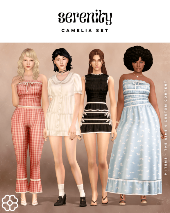 Camelia Set by Serenity (9 items)