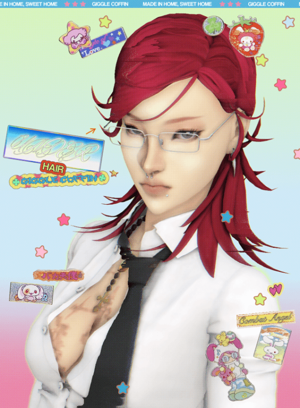 GIGGLECOFFIN UNDER HAIR