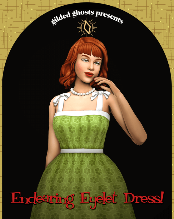 Endearing Eyelet Dress