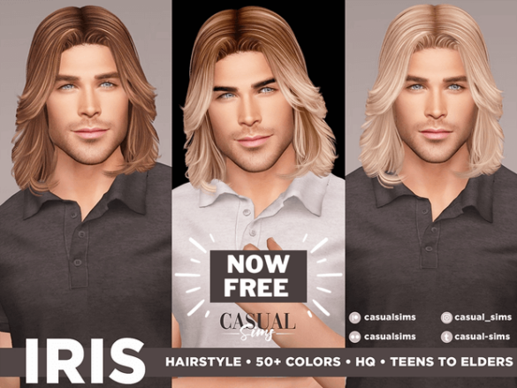 IRIS HAIRSTYLE NOW FREE BANGS VERSION