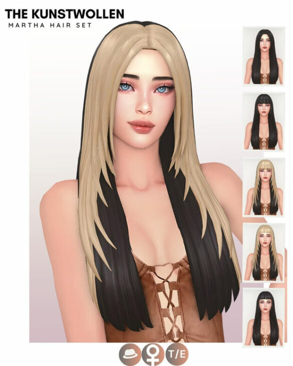Martha hairstyle set
