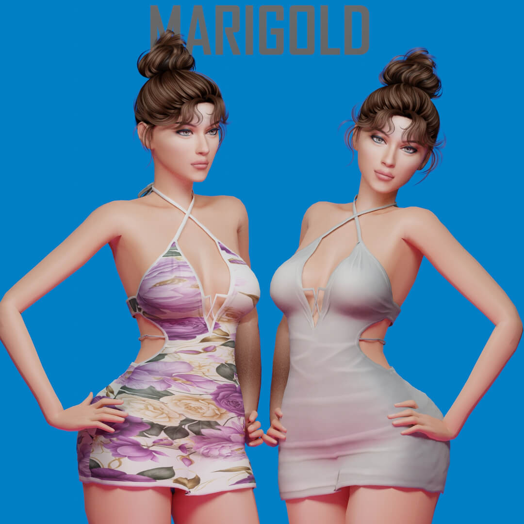 MARIGOLD TS4- MARIA DRESS