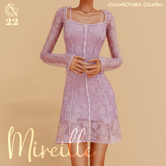 Dress Mireille Lace Overlay