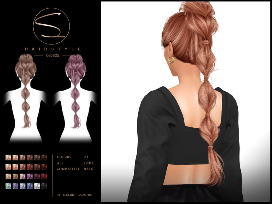 S-Club_060625_Braid Ponytail hairstyle