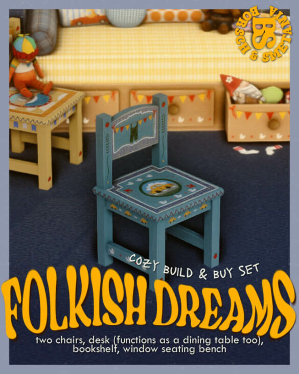 FOLKISH DREAMS build buy cc set 7 items