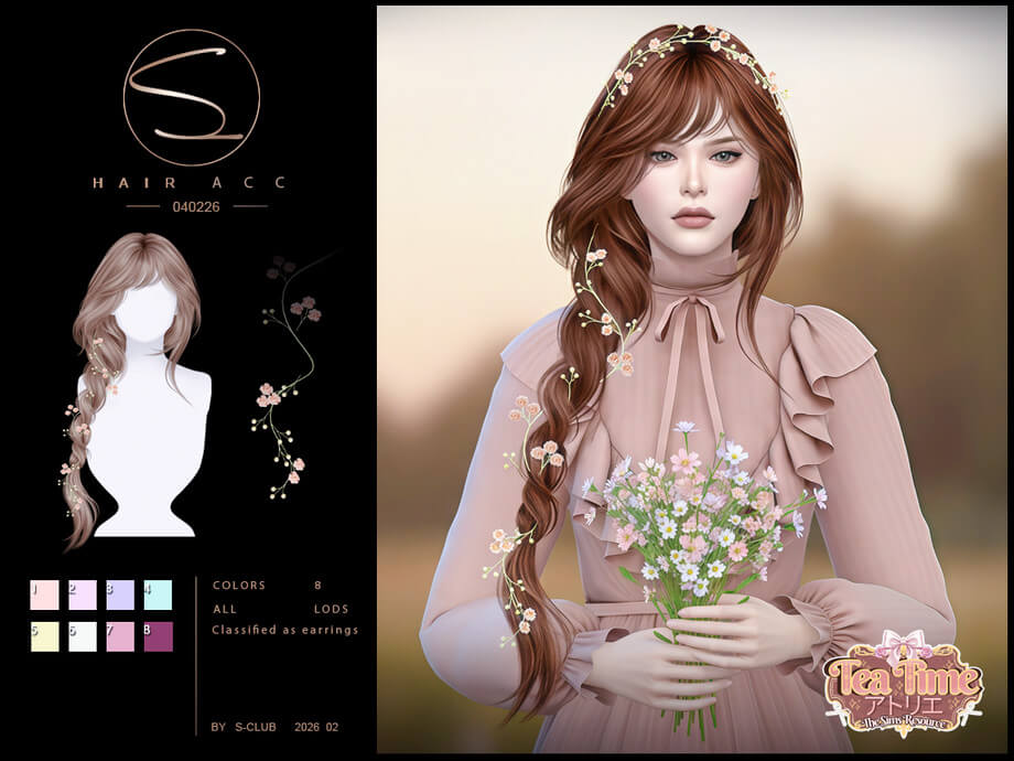 TeaTimeAtelier sclub ts4 hair