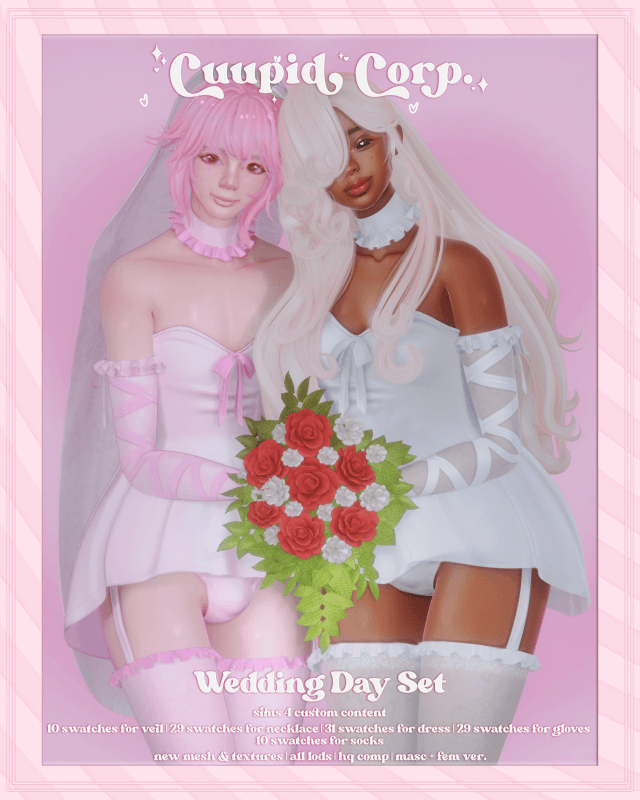 wedding day set