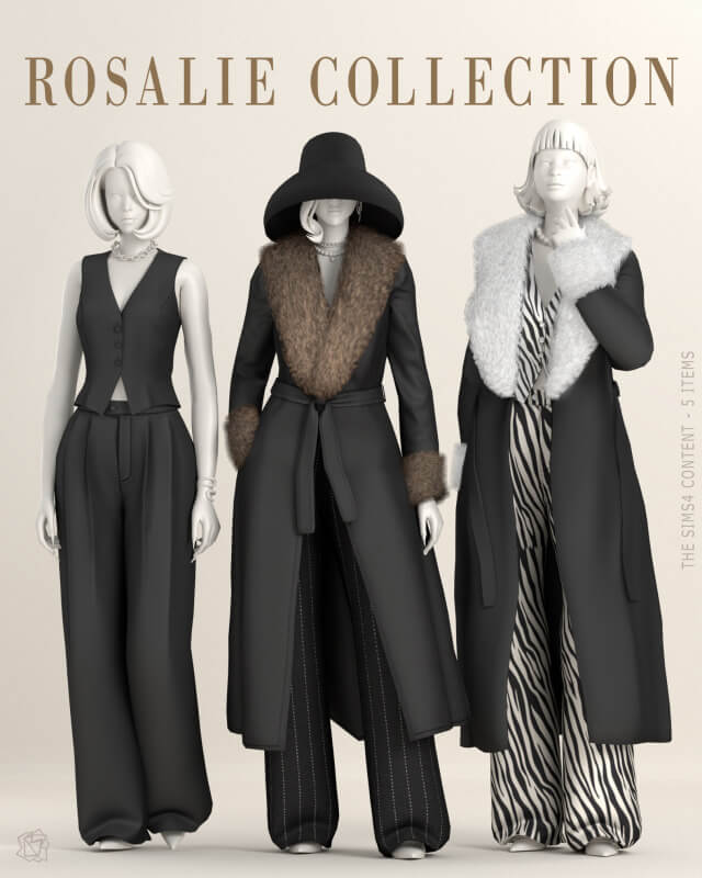 rosalie collection sims4 bluerose sims