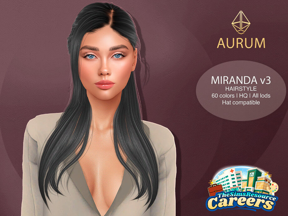 Aurum HairstyleF209 Miranda v3