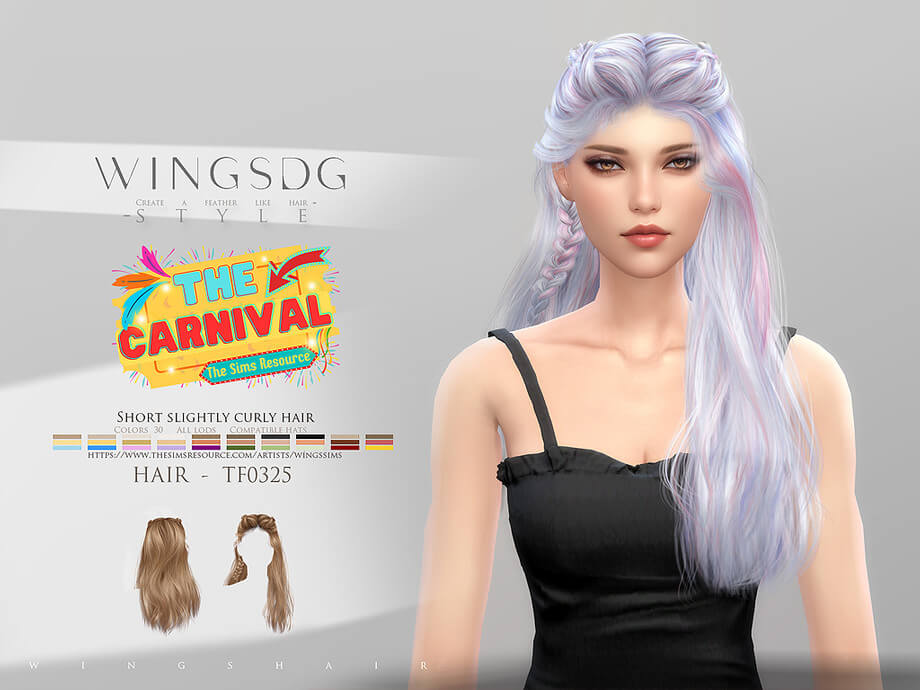 WINGS-TF0325-Long Straight Hair Braid