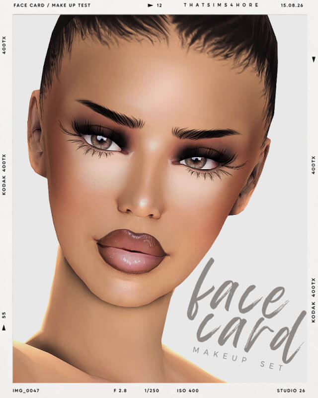 FACECARD Makeup Set – The Sims 4 Makeup CC