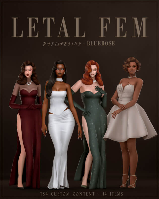 letal fem daylifesims bluerose collab